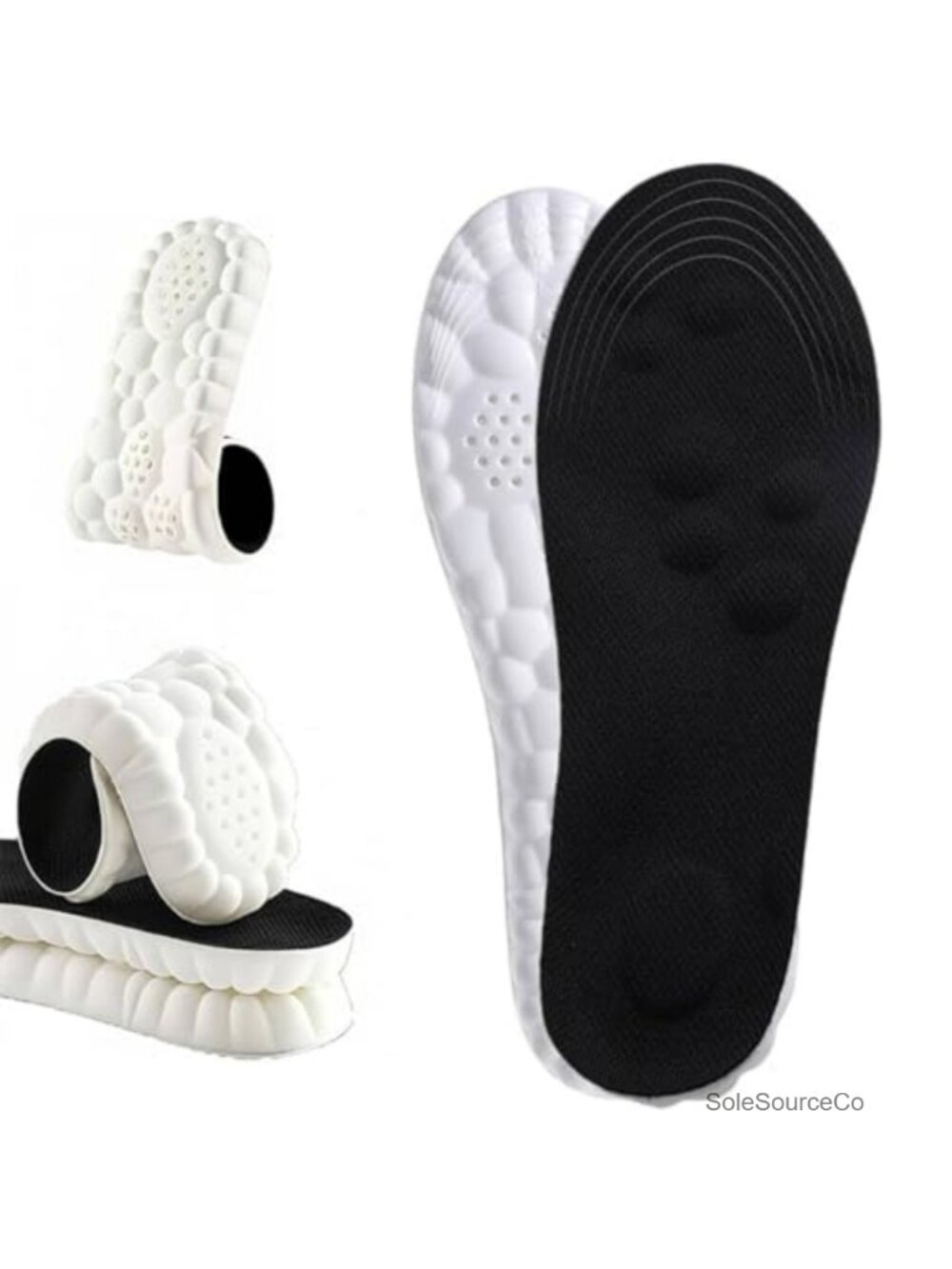 Memory Foam Insoles Arch Support Cushioned Comfort Foot Pain Relief